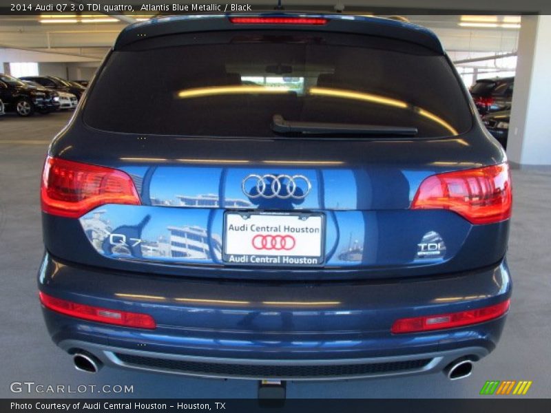 Atlantis Blue Metallic / Black 2014 Audi Q7 3.0 TDI quattro