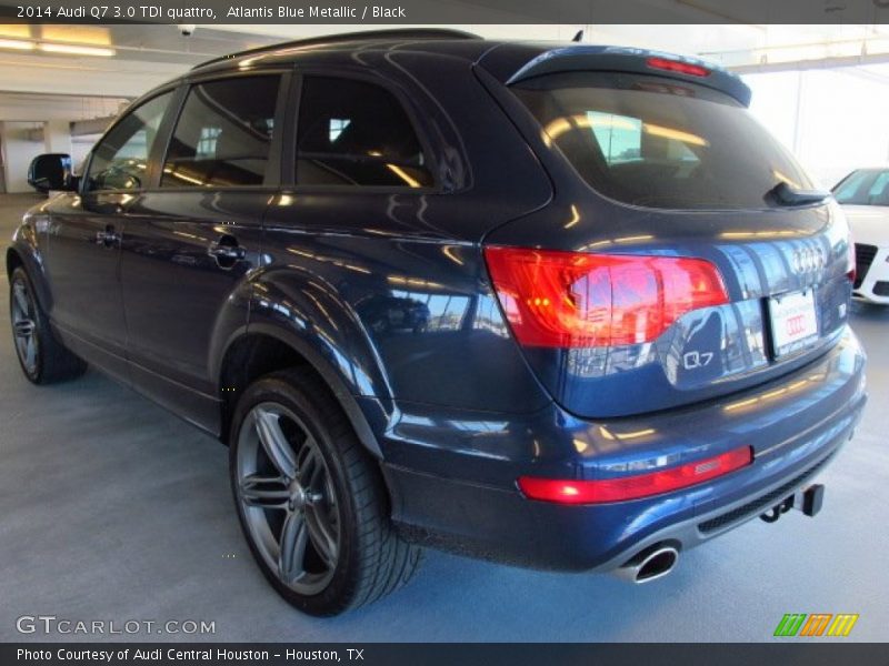 Atlantis Blue Metallic / Black 2014 Audi Q7 3.0 TDI quattro
