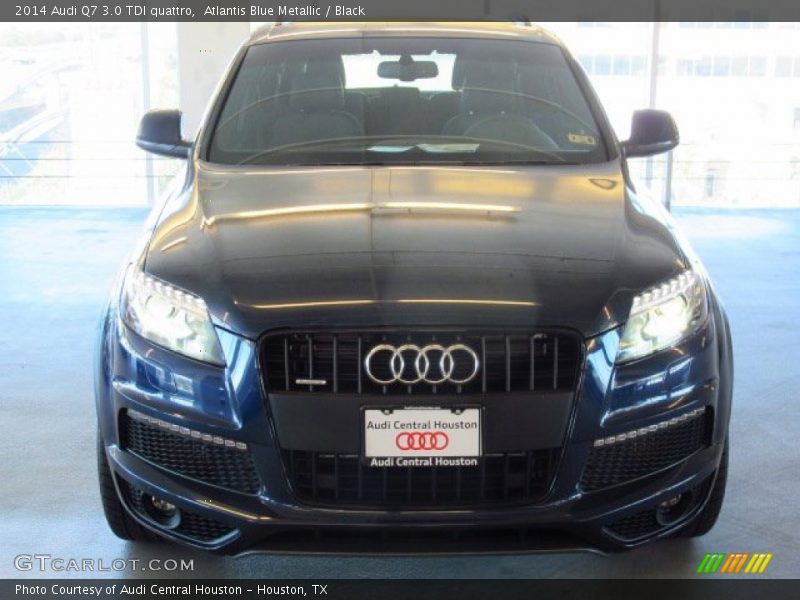 Atlantis Blue Metallic / Black 2014 Audi Q7 3.0 TDI quattro
