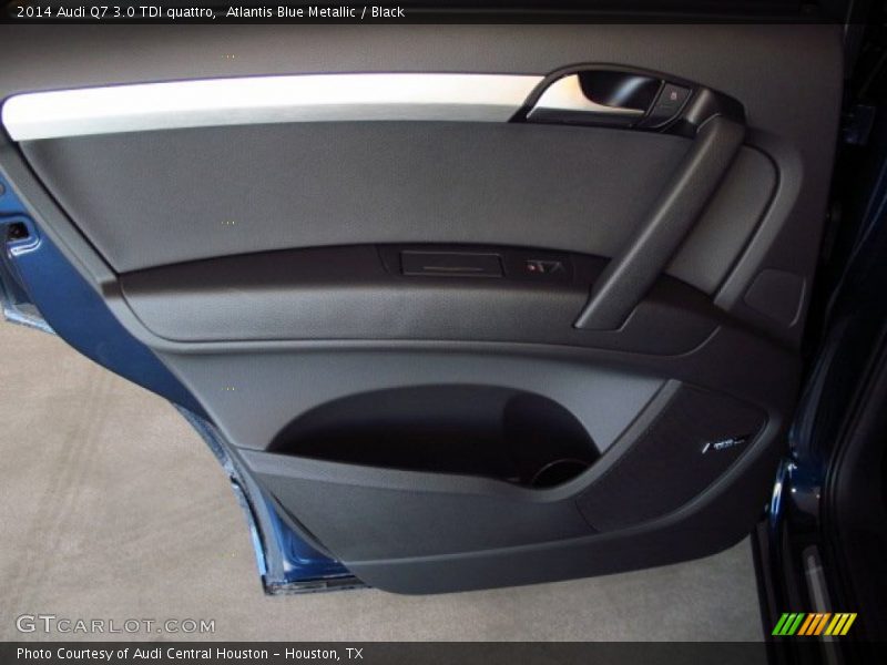 Atlantis Blue Metallic / Black 2014 Audi Q7 3.0 TDI quattro
