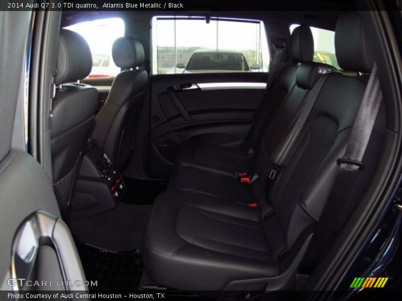 Atlantis Blue Metallic / Black 2014 Audi Q7 3.0 TDI quattro