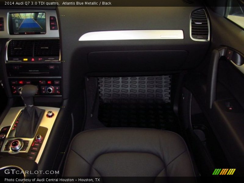 Atlantis Blue Metallic / Black 2014 Audi Q7 3.0 TDI quattro