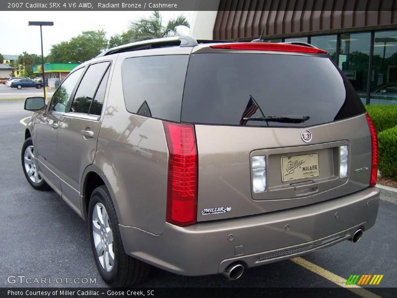 Radiant Bronze / Cashmere 2007 Cadillac SRX 4 V6 AWD