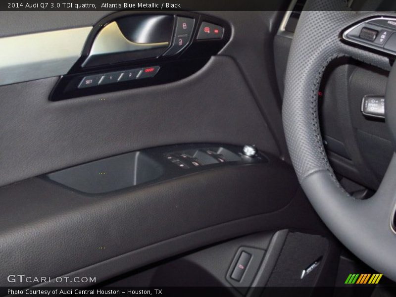 Atlantis Blue Metallic / Black 2014 Audi Q7 3.0 TDI quattro