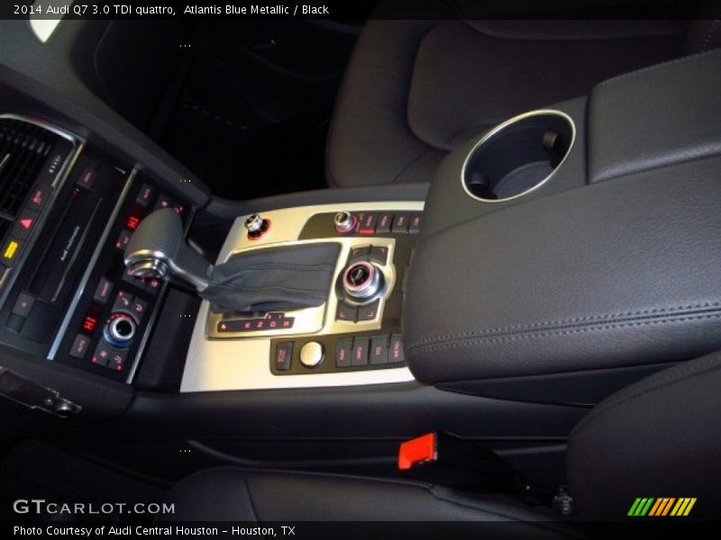 Atlantis Blue Metallic / Black 2014 Audi Q7 3.0 TDI quattro