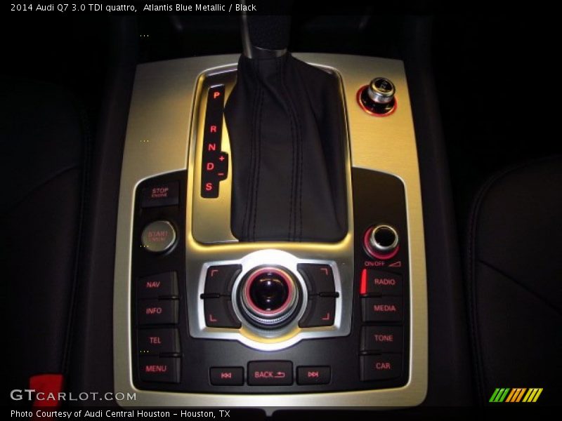Atlantis Blue Metallic / Black 2014 Audi Q7 3.0 TDI quattro