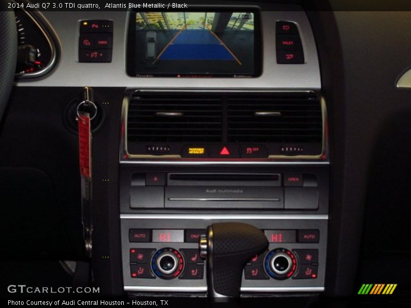 Atlantis Blue Metallic / Black 2014 Audi Q7 3.0 TDI quattro