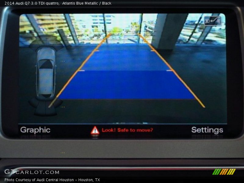 Atlantis Blue Metallic / Black 2014 Audi Q7 3.0 TDI quattro