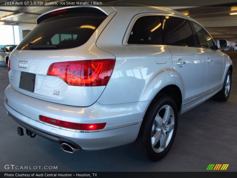 Ice Silver Metallic / Black 2014 Audi Q7 3.0 TDI quattro