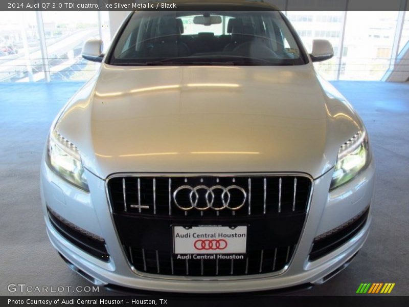 Ice Silver Metallic / Black 2014 Audi Q7 3.0 TDI quattro