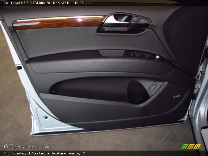 Ice Silver Metallic / Black 2014 Audi Q7 3.0 TDI quattro