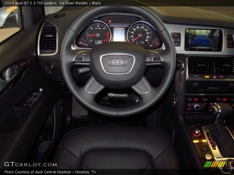Ice Silver Metallic / Black 2014 Audi Q7 3.0 TDI quattro
