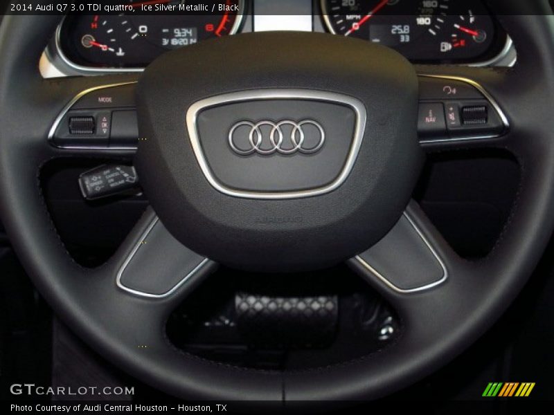 Ice Silver Metallic / Black 2014 Audi Q7 3.0 TDI quattro