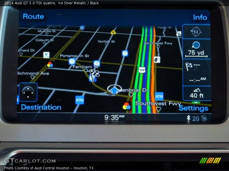 Ice Silver Metallic / Black 2014 Audi Q7 3.0 TDI quattro