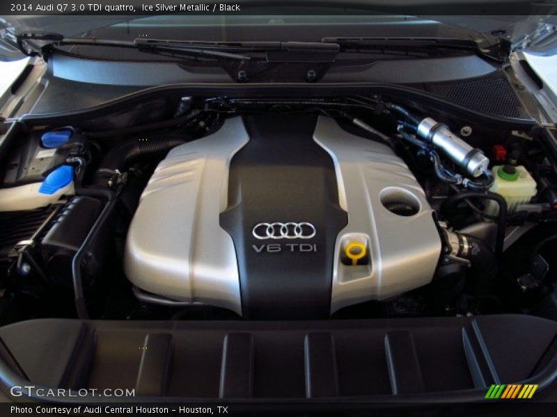 Ice Silver Metallic / Black 2014 Audi Q7 3.0 TDI quattro