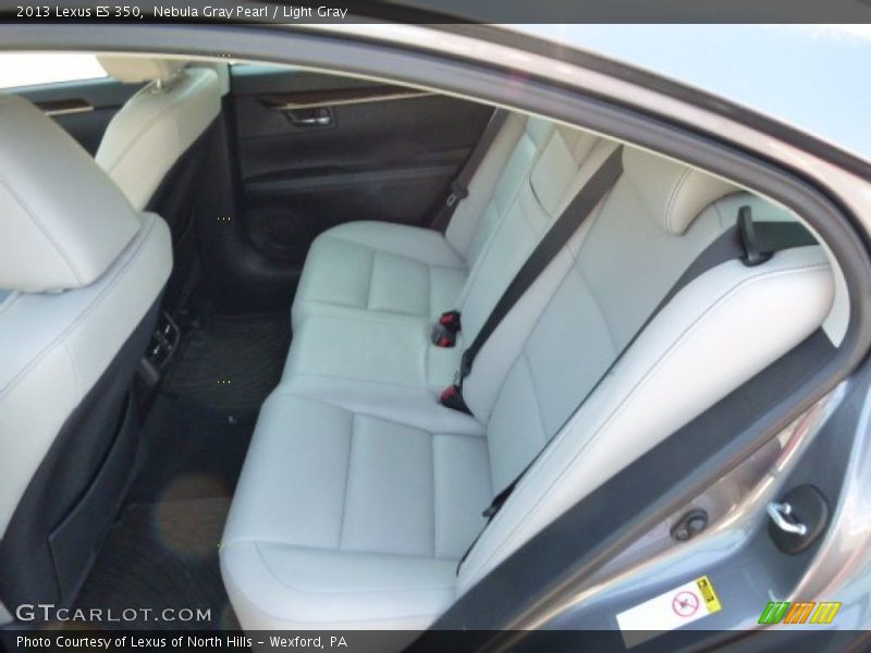 Nebula Gray Pearl / Light Gray 2013 Lexus ES 350