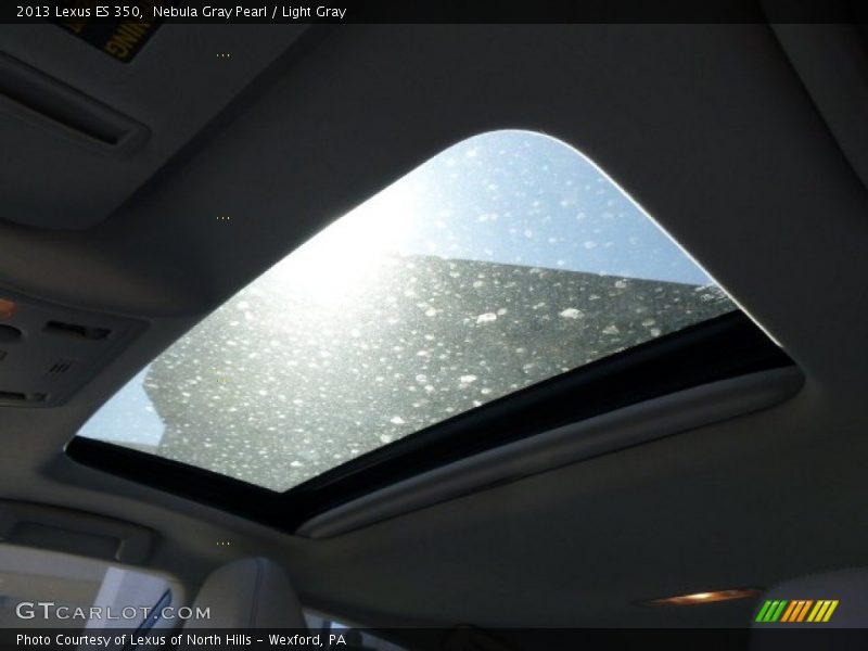 Nebula Gray Pearl / Light Gray 2013 Lexus ES 350