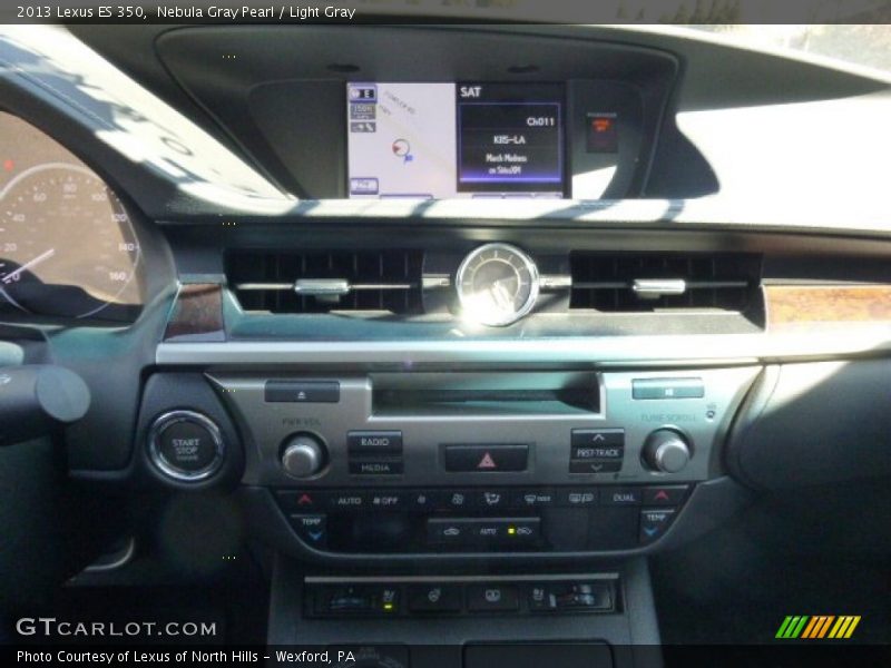 Nebula Gray Pearl / Light Gray 2013 Lexus ES 350