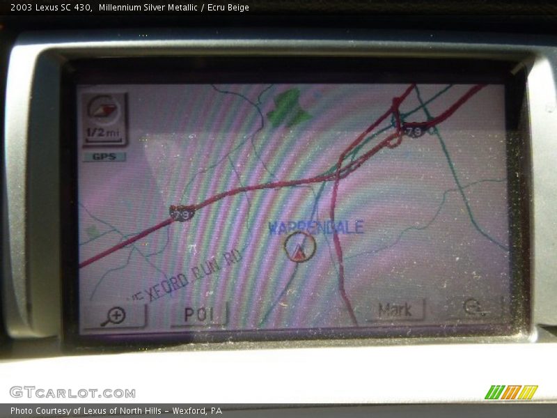 Millennium Silver Metallic / Ecru Beige 2003 Lexus SC 430