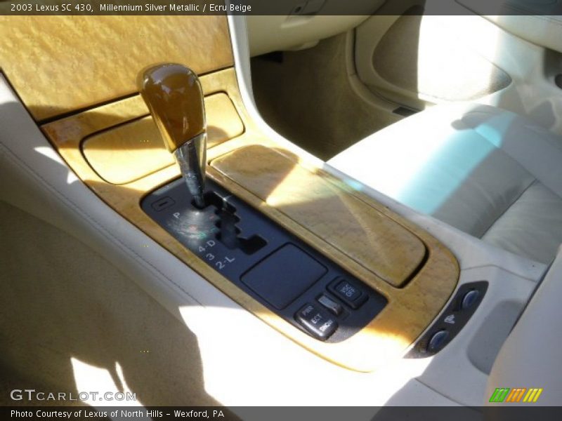 Millennium Silver Metallic / Ecru Beige 2003 Lexus SC 430