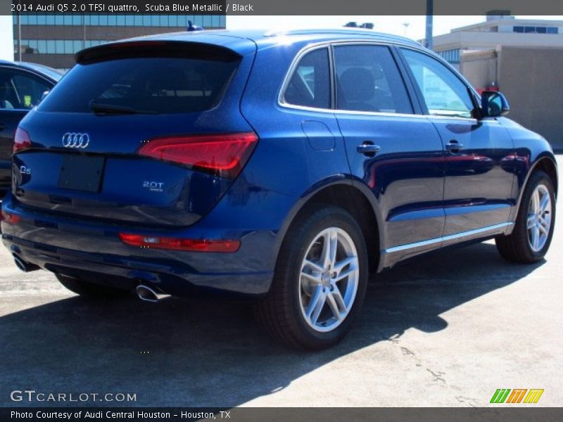 Scuba Blue Metallic / Black 2014 Audi Q5 2.0 TFSI quattro