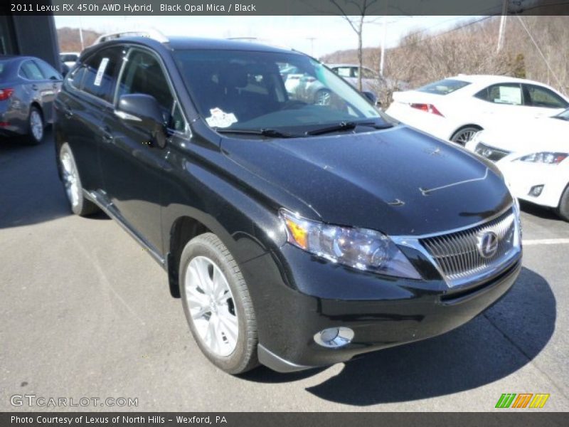 Black Opal Mica / Black 2011 Lexus RX 450h AWD Hybrid