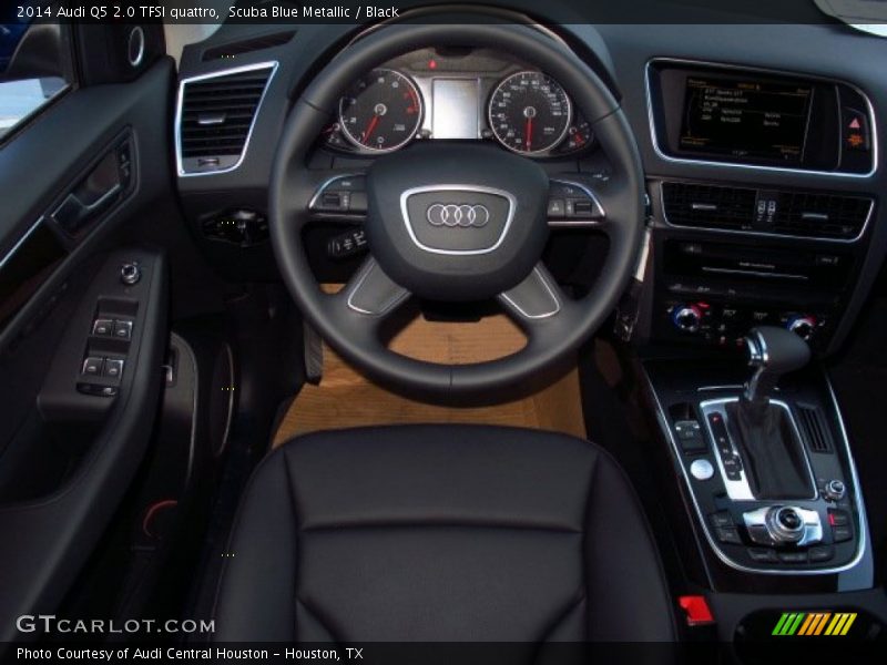 Scuba Blue Metallic / Black 2014 Audi Q5 2.0 TFSI quattro