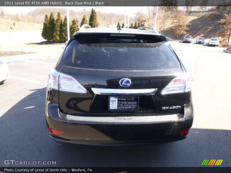 Black Opal Mica / Black 2011 Lexus RX 450h AWD Hybrid