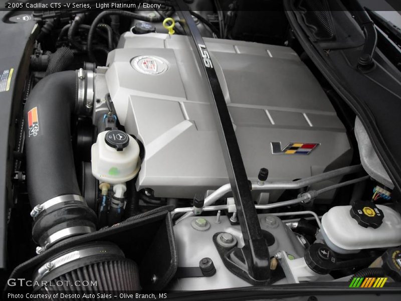 Light Platinum / Ebony 2005 Cadillac CTS -V Series