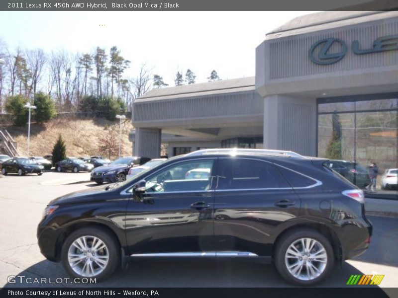 Black Opal Mica / Black 2011 Lexus RX 450h AWD Hybrid