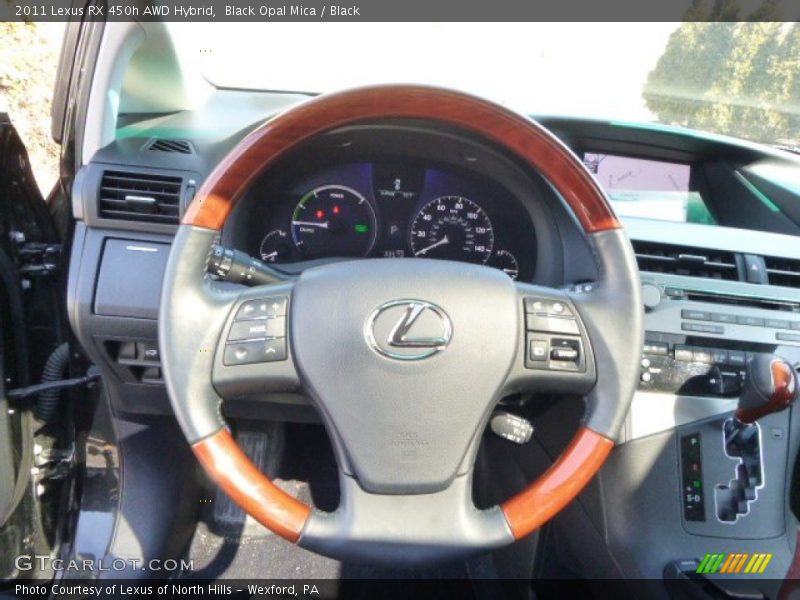 Black Opal Mica / Black 2011 Lexus RX 450h AWD Hybrid