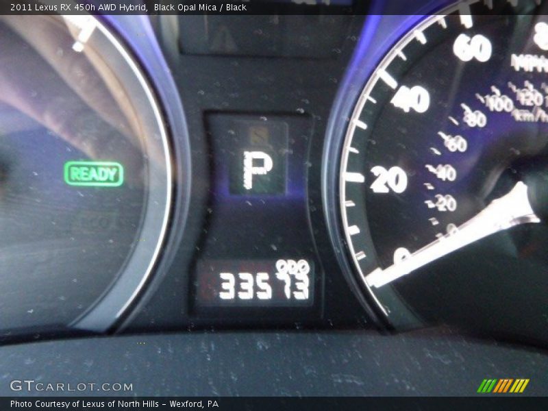 Black Opal Mica / Black 2011 Lexus RX 450h AWD Hybrid