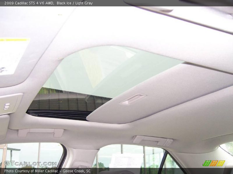 Black Ice / Light Gray 2009 Cadillac STS 4 V6 AWD