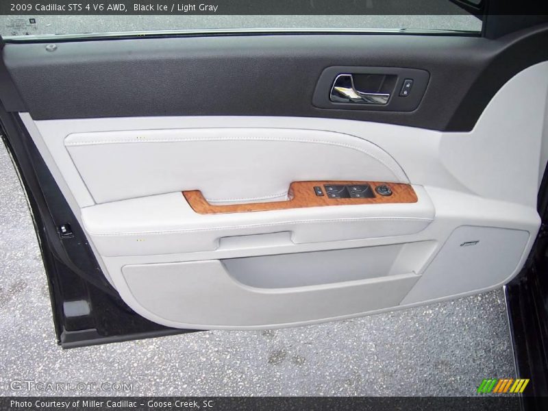 Black Ice / Light Gray 2009 Cadillac STS 4 V6 AWD