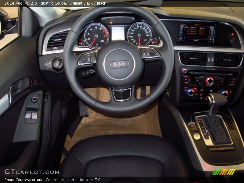 Brilliant Black / Black 2014 Audi A5 2.0T quattro Coupe