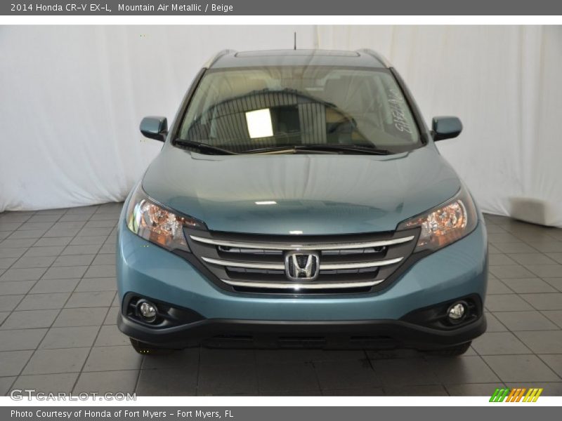 Mountain Air Metallic / Beige 2014 Honda CR-V EX-L