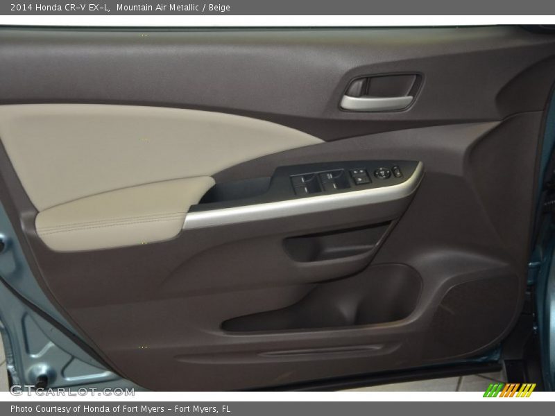Mountain Air Metallic / Beige 2014 Honda CR-V EX-L