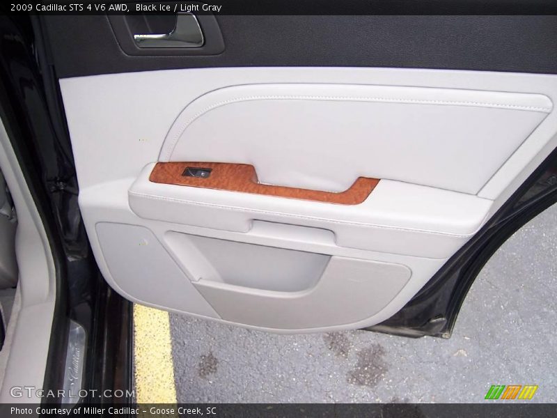Black Ice / Light Gray 2009 Cadillac STS 4 V6 AWD