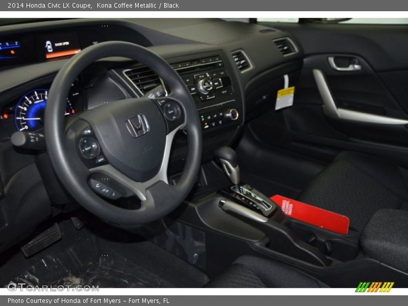  2014 Civic LX Coupe Black Interior