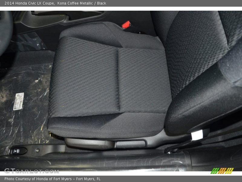 Kona Coffee Metallic / Black 2014 Honda Civic LX Coupe