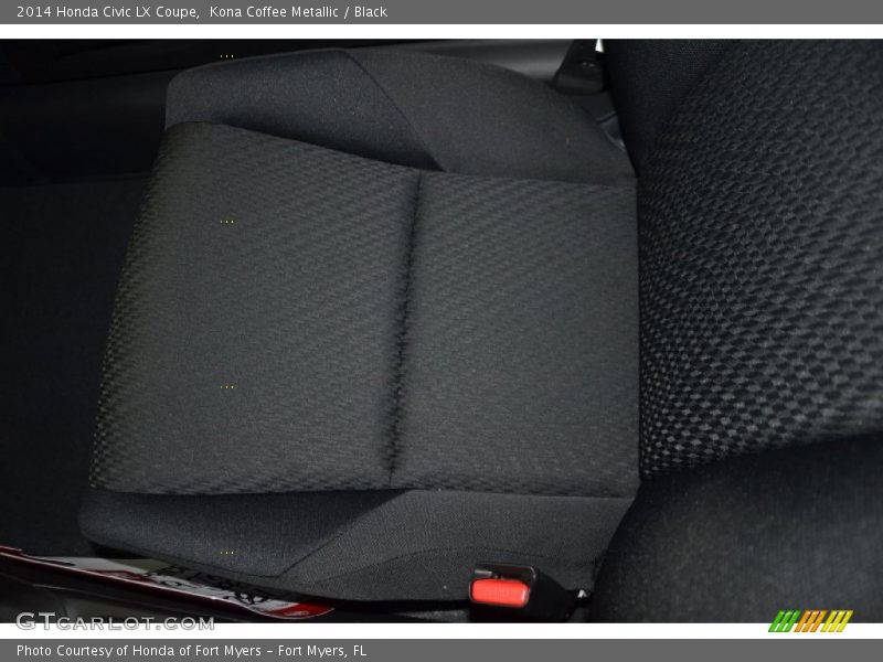 Kona Coffee Metallic / Black 2014 Honda Civic LX Coupe