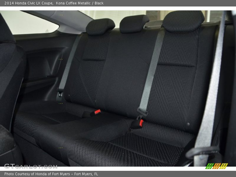 Kona Coffee Metallic / Black 2014 Honda Civic LX Coupe