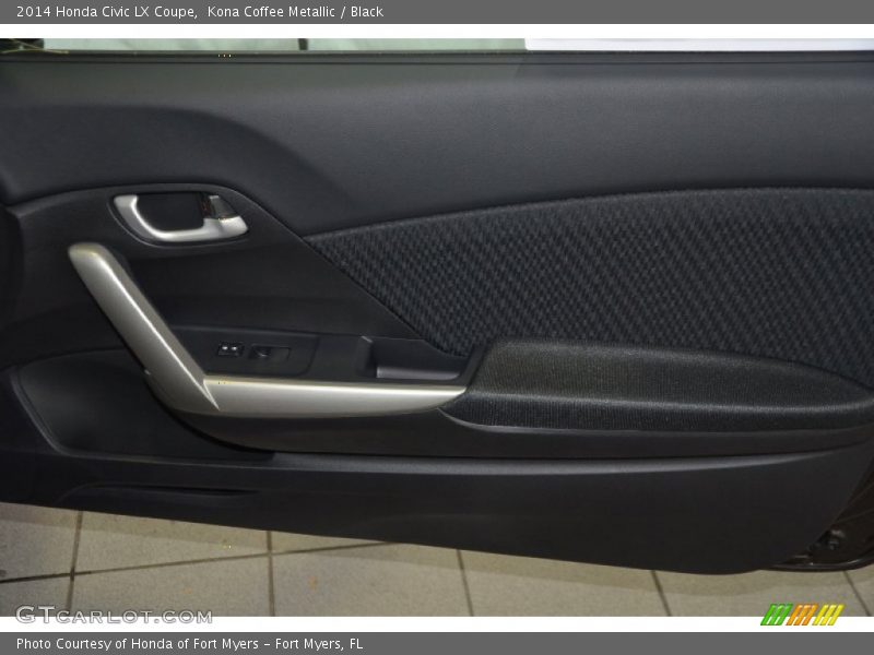 Kona Coffee Metallic / Black 2014 Honda Civic LX Coupe