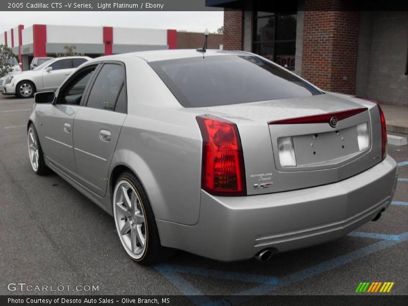 Light Platinum / Ebony 2005 Cadillac CTS -V Series