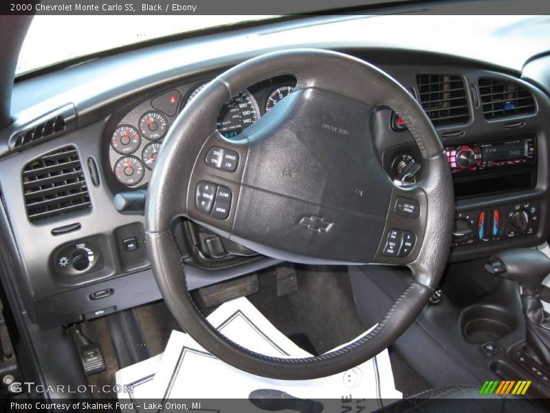 Black / Ebony 2000 Chevrolet Monte Carlo SS