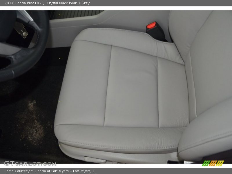 Crystal Black Pearl / Gray 2014 Honda Pilot EX-L