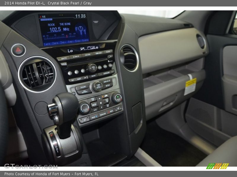 Crystal Black Pearl / Gray 2014 Honda Pilot EX-L