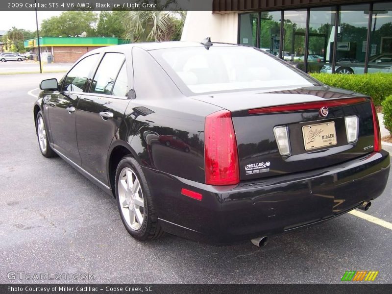 Black Ice / Light Gray 2009 Cadillac STS 4 V6 AWD