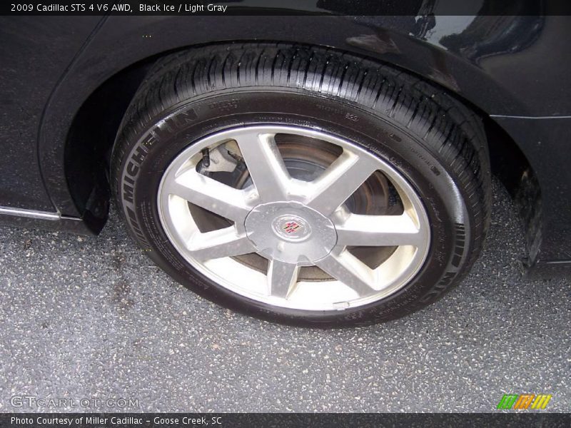 Black Ice / Light Gray 2009 Cadillac STS 4 V6 AWD