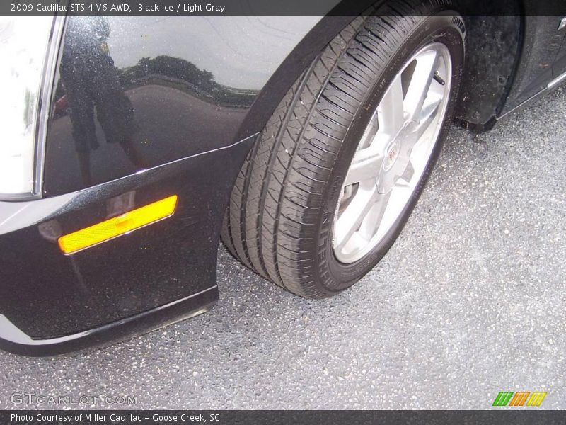 Black Ice / Light Gray 2009 Cadillac STS 4 V6 AWD